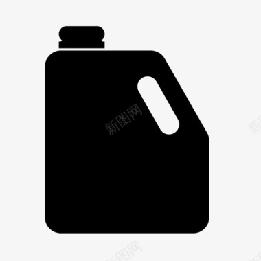 清洗液瓶子清洁剂图标图标