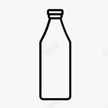奶瓶玻璃瓶果汁图标图标