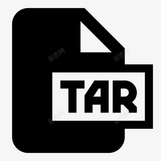 tar文件归档文件压缩文件图标svg_新图网 https://ixintu.com tar归档文件 tar文件 压缩文件 归档文件 文件类型