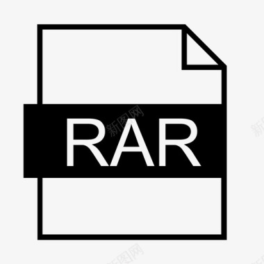 rar存档压缩图标图标
