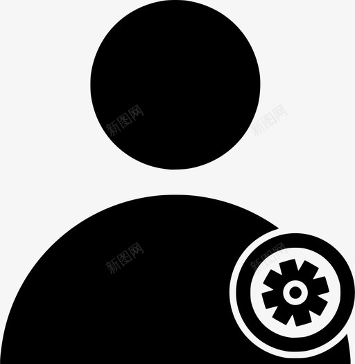 用户设置帐户配置图标svg_新图网 https://ixintu.com 帐户 用户圈 用户设置 配置 首选项