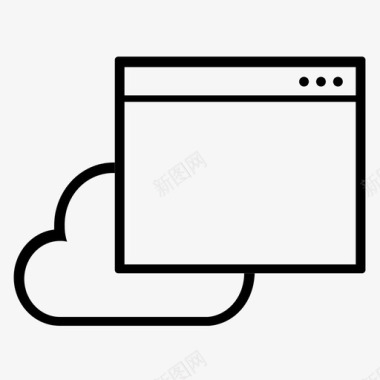 mono导航浏览器云图标图标