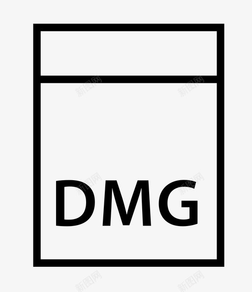dmg扩展名文件名称图标svg_新图网 https://ixintu.com dmg扩展名 名称 文件 文件扩展名 类型