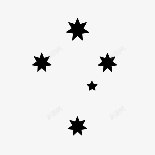 南十字星澳大利亚澳大利亚国旗图标svg_新图网 https://ixintu.com 南十字星 星星 标志性 澳大利亚 澳大利亚国旗