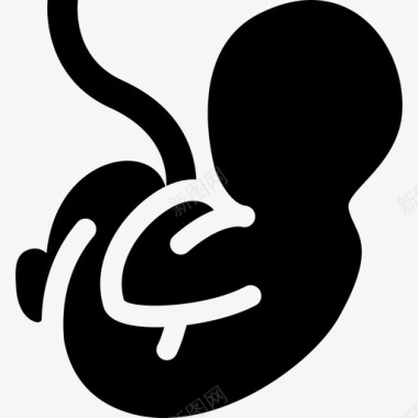 胎儿婴儿胚胎图标图标