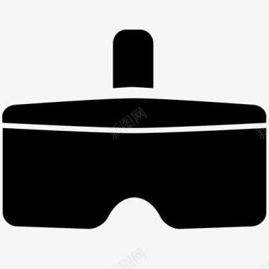 vr护目镜oculus虚拟现实图标图标