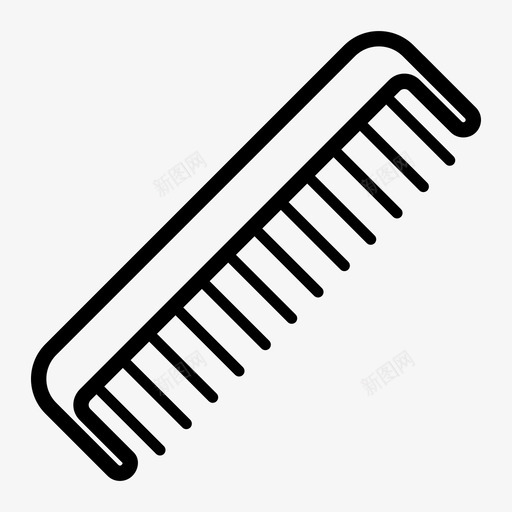 梳子理发师发廊图标svg_新图网 https://ixintu.com 发型 发廊 杂线 梳子 理发师 造型