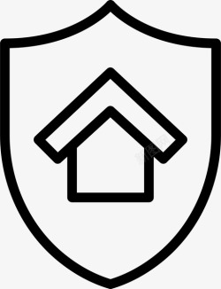 全面保障icon2保障房房地产保险图标高清图片