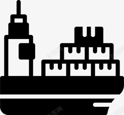海军交付船舶运输图标图标