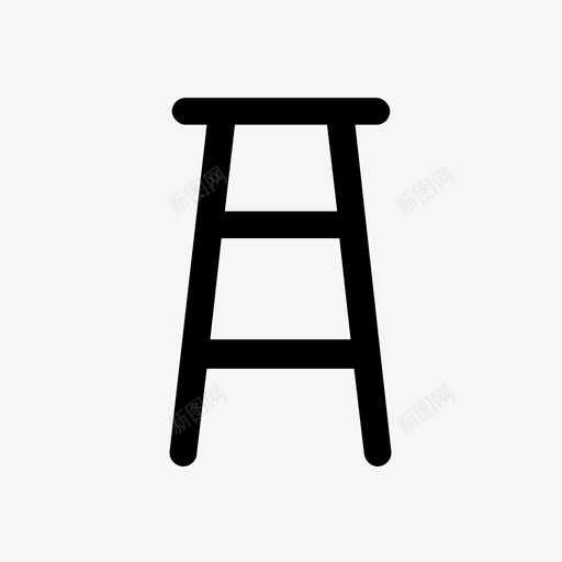 凳子吧台椅子图标svg_新图网 https://ixintu.com 凳子 吧台 家具 座椅 椅子