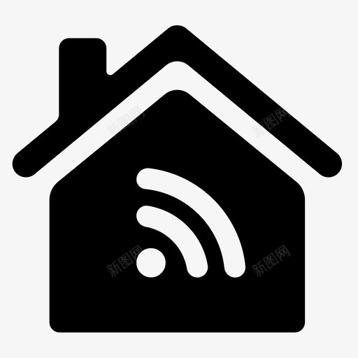 rss源homehouse图标svg_新图网 https://ixintu.com home homes house rss源 smart 无线