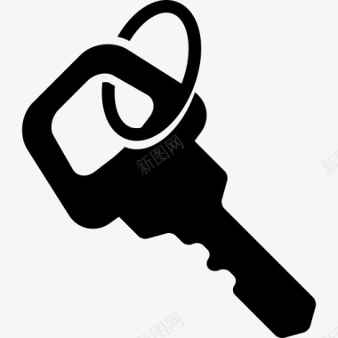 钥匙和戒指保安钥匙和锁图标图标