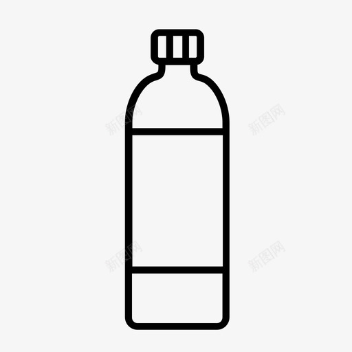 水瓶瓶子标签塑料瓶图标svg_新图网 https://ixintu.com 回收瓶 塑料瓶 水瓶 瓶子 瓶子标签