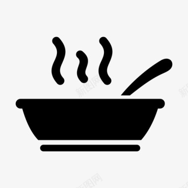 汤厨师食物图标图标