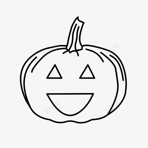 jackolanternjacko灯笼秋天图标svg_新图网 https://ixintu.com jackolantern jacko灯笼 万圣节 南瓜 秋天 脸 装饰