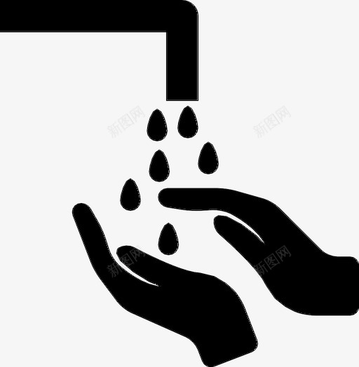 洗手干净的手全球洗手日图标svg_新图网 https://ixintu.com 全球洗手日 干净的手 洗手 清洁双手