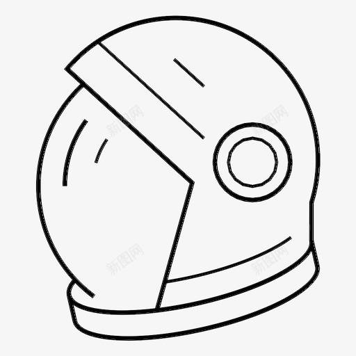 宇航员头盔宇航员服装图标svg_新图网 https://ixintu.com 宇航员 宇航员头盔 服装 防护
