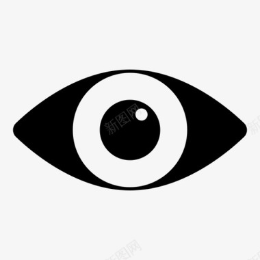 眼睛瞳孔视力图标图标