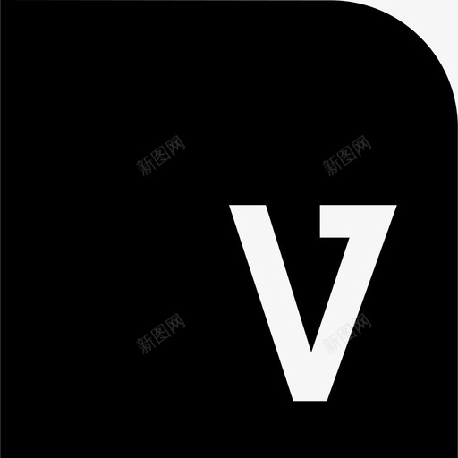 带圆角的方形字母V按钮界面仪表板图标svg_新图网 https://ixintu.com 仪表板 带圆角的方形字母V按钮 界面