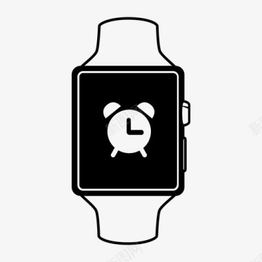 智能手表闹钟苹果手机图标图标