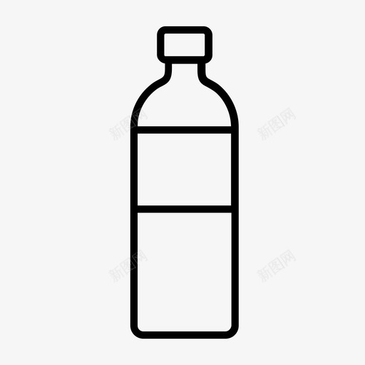 水瓶果汁瓶塑料瓶图标svg_新图网 https://ixintu.com 回收瓶 塑料瓶 果汁瓶 水瓶 瓶子