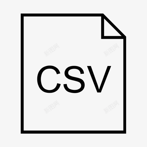 csv扩展名文件格式图标svg_新图网 https://ixintu.com csv 扩展名 文件格式 文件类型扩展名1 表格数据 逗号分隔