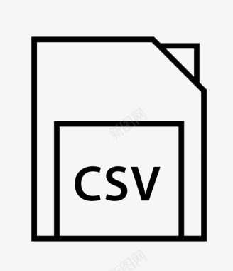 csv扩展名文件名称图标图标