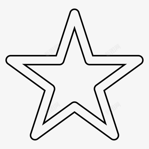 星形收藏夹几何体图标svg_新图网 https://ixintu.com 几何体 常用图标 收藏夹 收藏符号 星形 星形符号