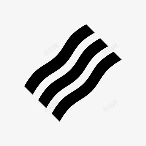 熏肉早餐油脂图标svg_新图网 https://ixintu.com 厨房 早餐 油脂 熏肉 猪肉 肉