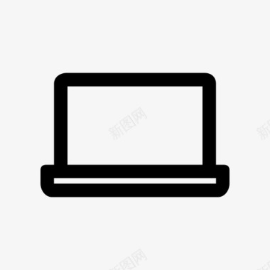 笔记本电脑个人电脑simplecons图标图标