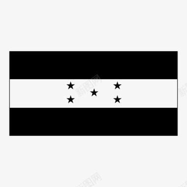 洪都拉斯国旗国家国旗图标图标
