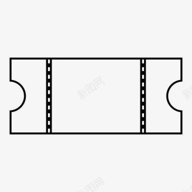 门票预订入场券图标图标