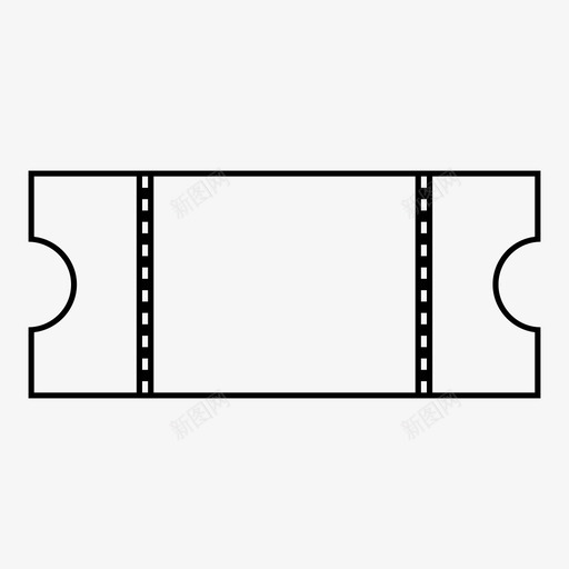 门票预订入场券图标svg_新图网 https://ixintu.com 入场券 活动门票 门票 门票入场券 预订