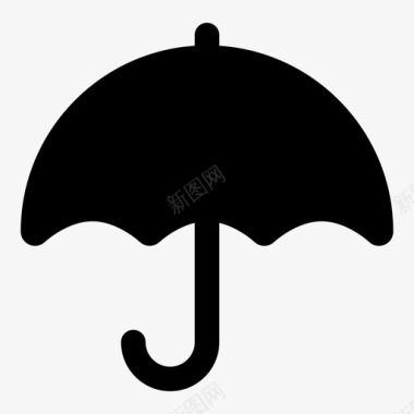 伞干燥保持干燥图标图标
