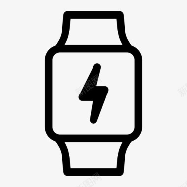 手表电源苹果手表电池充电图标图标