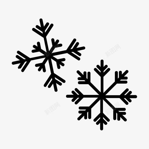 雪花芬兰斯堪的纳维亚图标svg_新图网 https://ixintu.com 下雪 冬天 斯堪的纳维亚 芬兰 雪花