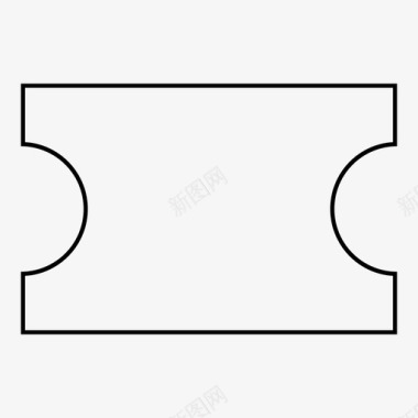 门票预订入场券图标图标