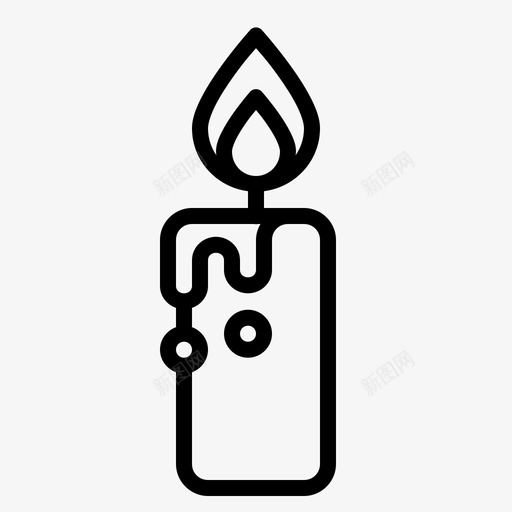 蜡烛黑暗万圣节图标svg_新图网 https://ixintu.com 万圣节 光 蜡 蜡烛 黑暗