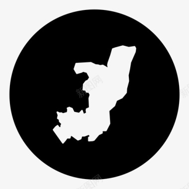 刚果非洲国家图标图标