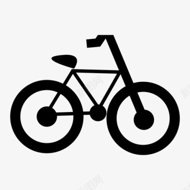 自行车推自行车车辆图标图标