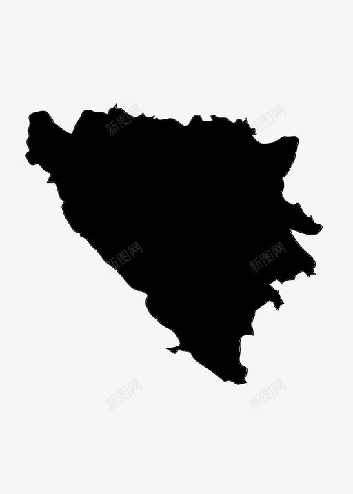波黑边境国家图标svg_新图网 https://ixintu.com 国家 旅游国家 欧洲国际 波黑 语言 边境