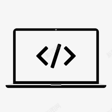 计算机程序计算机代码计算机代码括号图标图标