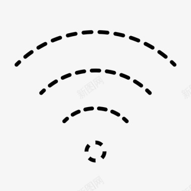 无线信号互联网路由器图标图标