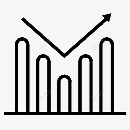 统计数据图表图标svg_新图网 https://ixintu.com 图表 数据 统计