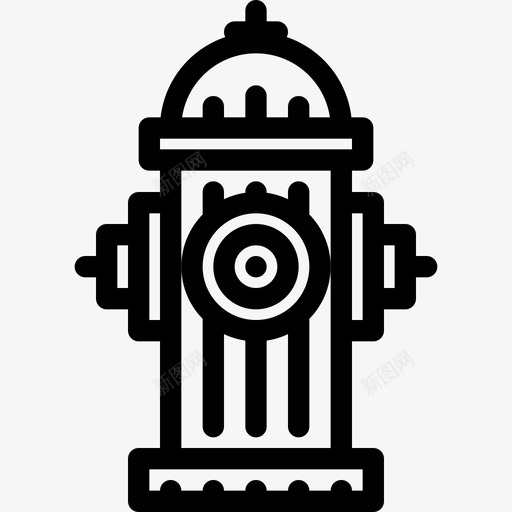 消防栓城市城市概况图标svg_新图网 https://ixintu.com 城市 城市概况 消防栓