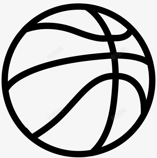 篮球棒球业余爱好图标svg_新图网 https://ixintu.com nba 业余爱好 棒球 篮球