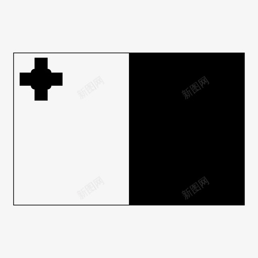 马耳他国旗国家国旗图标svg_新图网 https://ixintu.com 世界国旗 国家 国旗 马耳他国旗