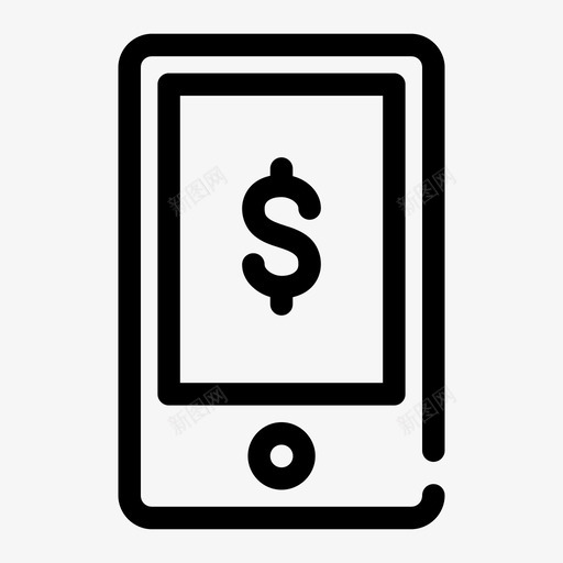 移动货币化电子化gadge图标svg_新图网 https://ixintu.com gadge 支付 电子化 移动货币化 营销