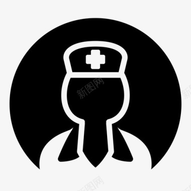 护士助理医学图标图标