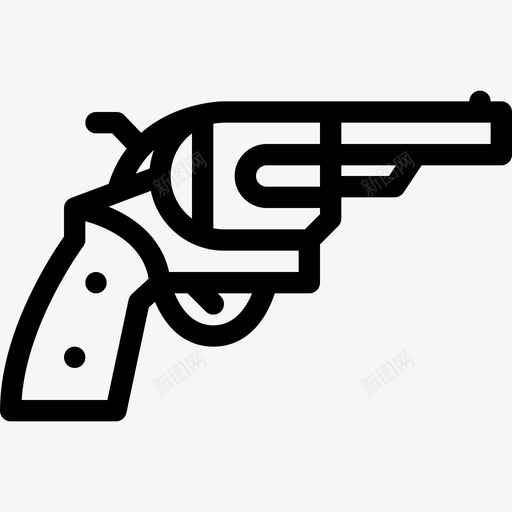 警用枪法庭犯罪图标svg_新图网 https://ixintu.com 法庭 法律 法律大纲 犯罪 警用枪